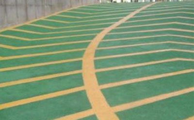 永安坝街道止滑车道材料