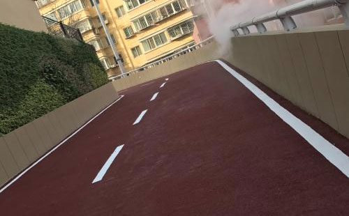 永安坝街道彩色路面